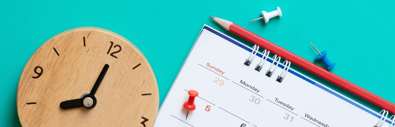Time management banner